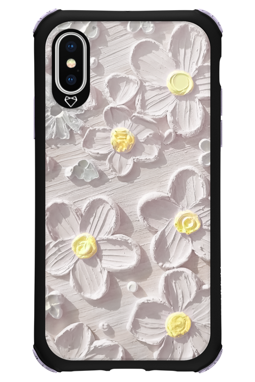 White Flowers - Apple iPhone XS