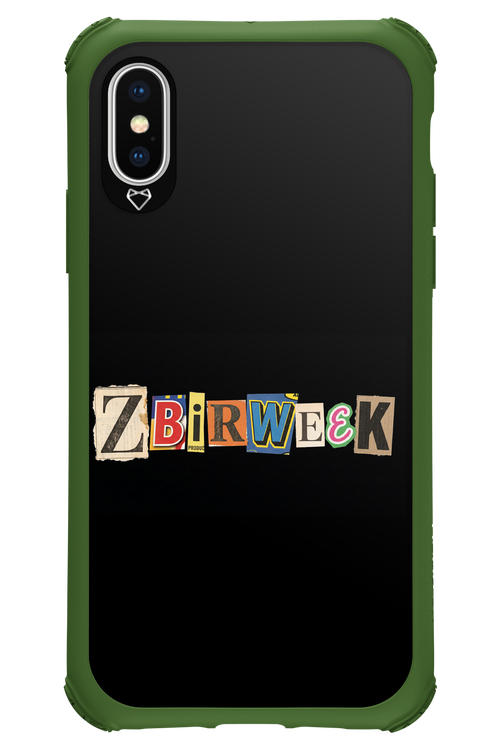 Zbirweek (black) 2.0 - Apple iPhone XS