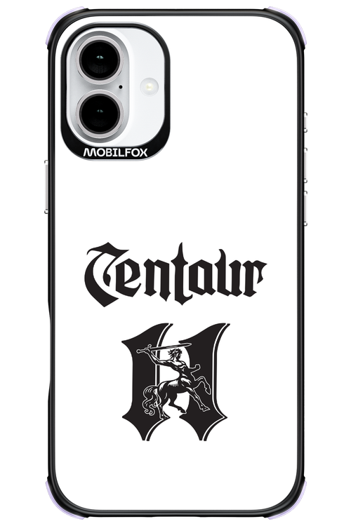 Centaur Logo White 2.0 - Apple iPhone 16 Plus