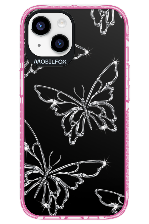 Silver Butterfly 2.0 - Apple iPhone 14