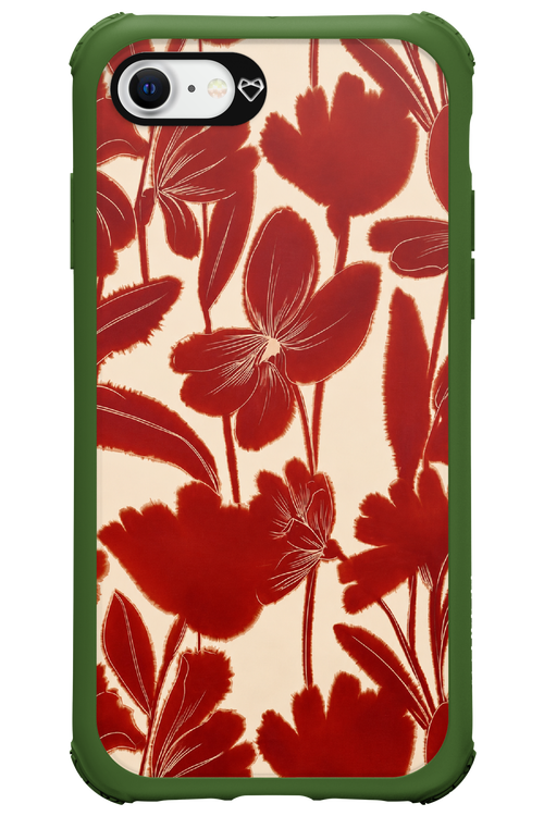 Burgundy Flowers 2.0 - Apple iPhone SE 2022