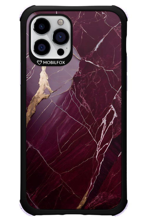 Burgundy Marble 2.0 - Apple iPhone 12 Pro