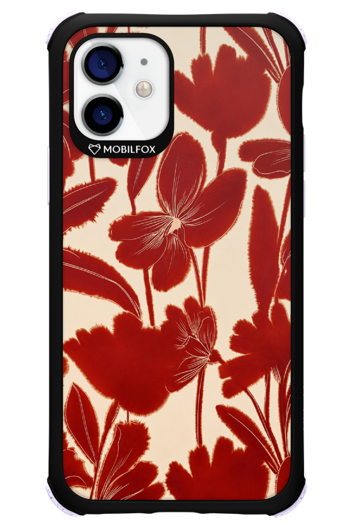 Burgundy Flowers 2.0 - Apple iPhone 12
