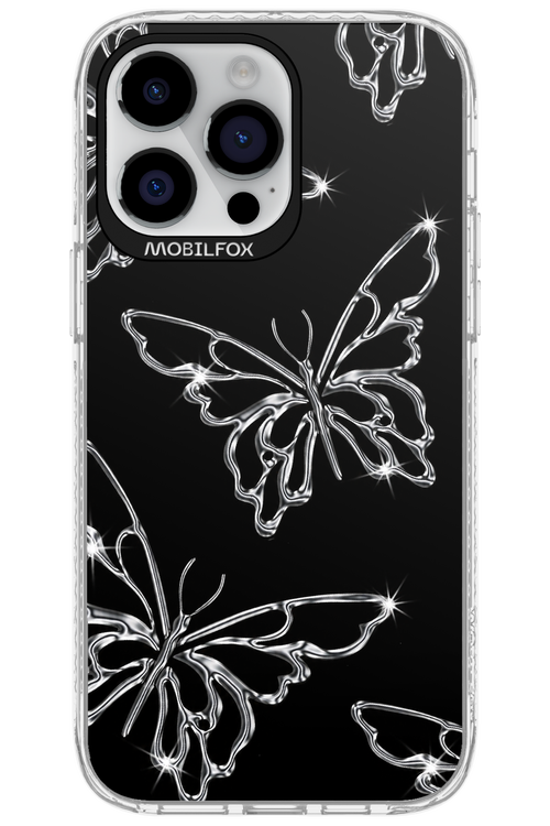 Silver Butterfly 2.0 - Apple iPhone 14 Pro Max