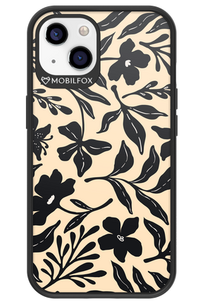 Black Flowers 2.0 - Apple iPhone 13