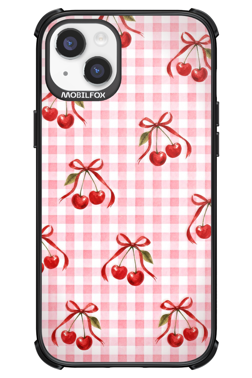 Pink Cherry Checked 2.0 - Apple iPhone 14 Plus