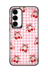 Pink Cherry Checked 2.0 - Samsung S25 FE