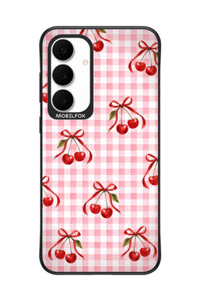 Pink Cherry Checked 2.0 - Samsung S25 FE