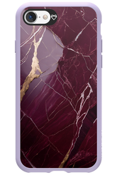 Burgundy Marble - Apple iPhone 8