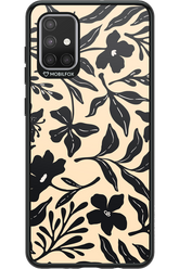 Black Flowers 2.0 - Samsung Galaxy A71