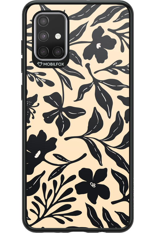 Black Flowers 2.0 - Samsung Galaxy A71