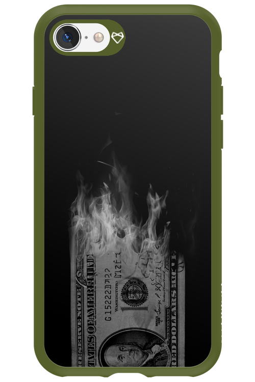 Money Burn B&W 2.0 - Apple iPhone 8