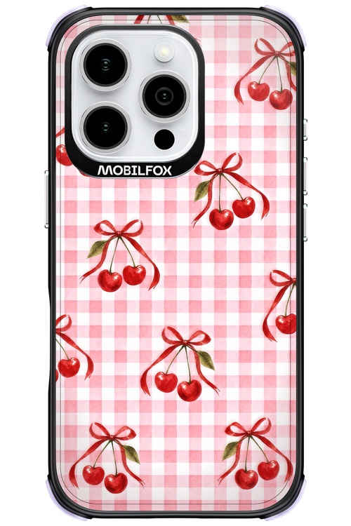 Pink Cherry Checked 2.0 - Apple iPhone 16 Pro