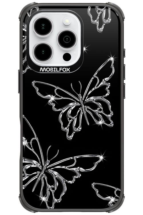 Silver Butterfly 2.0 - Apple iPhone 16 Pro