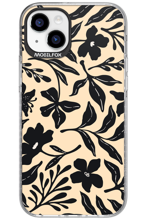 Black Flowers 2.0 - Apple iPhone 15 Plus