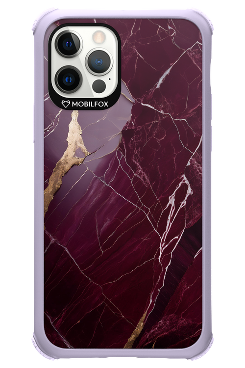 Burgundy Marble - Apple iPhone 12 Pro