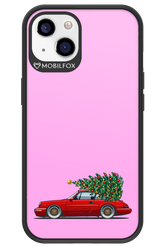 XMAS Car Pink - Apple iPhone 13