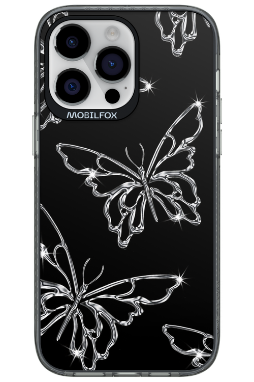 Silver Butterfly 2.0 - Apple iPhone 14 Pro Max