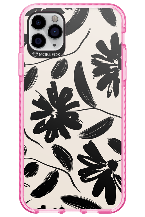 Monochrome Flowerss 2.0 - Apple iPhone 11 Pro Max
