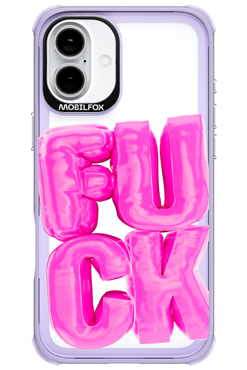 F*ck Transparent - Apple iPhone 16 Plus