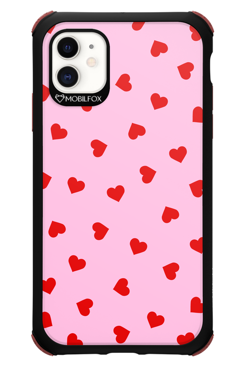 Sprinkle Heart Pink - Apple iPhone 11