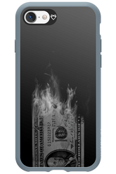 Money Burn B&W - Apple iPhone 7