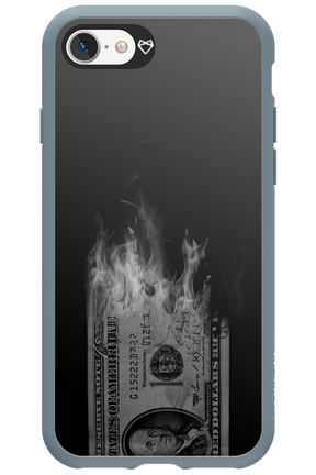 Money Burn B&W - Apple iPhone 7