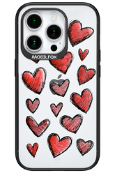 Red Love Transparent 2.0 - Apple iPhone 15 Pro