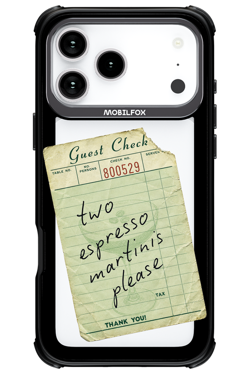 Espresso Martini 2.0 - Apple iPhone 17 Pro Max