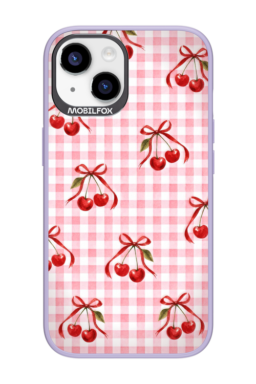 Pink Cherry Checked 2.0 - Apple iPhone 14