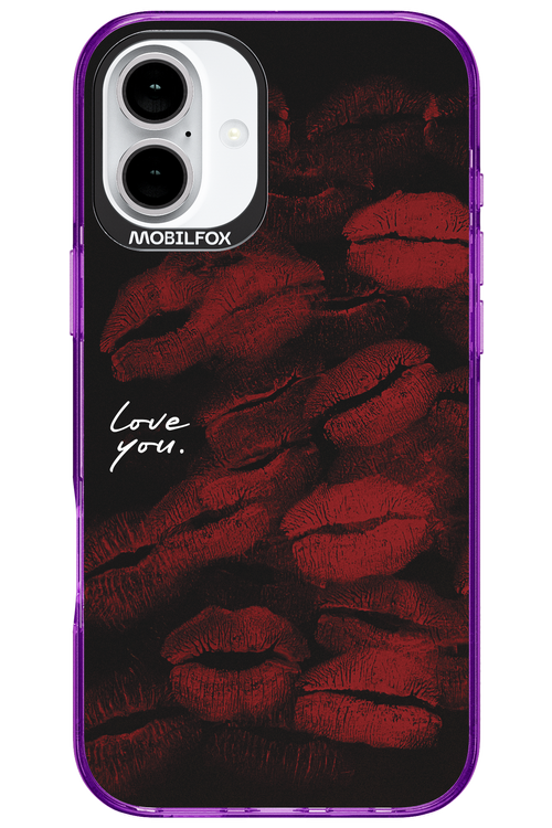 LOVE U BLACK 2.0 - Apple iPhone 16 Plus