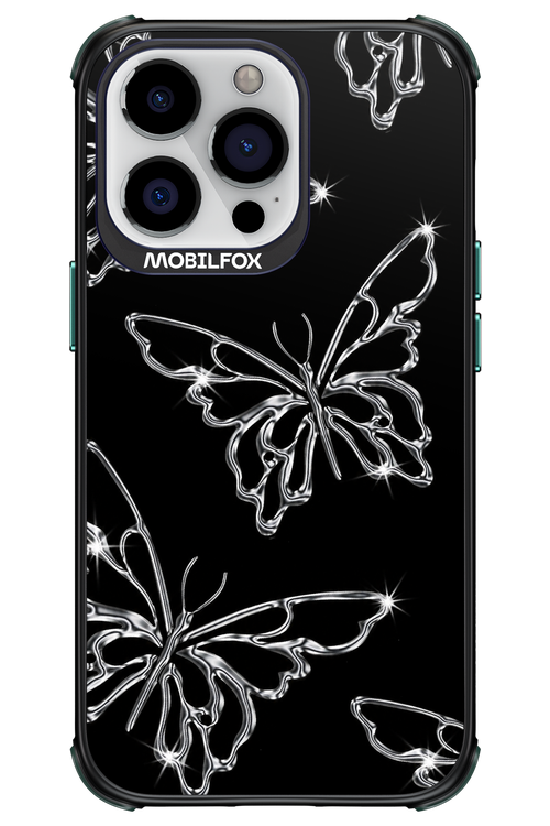 Silver Butterfly 2.0 - Apple iPhone 13 Pro