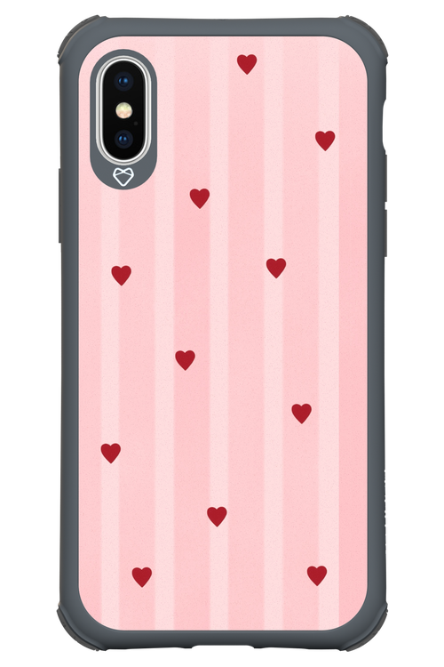 Red Little Hearts 2.0 - Apple iPhone X