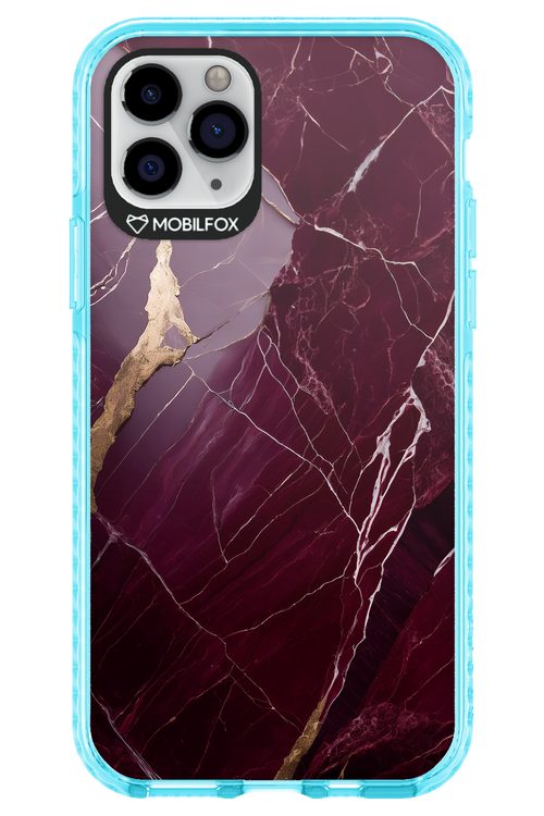 Burgundy Marble - Apple iPhone 11 Pro
