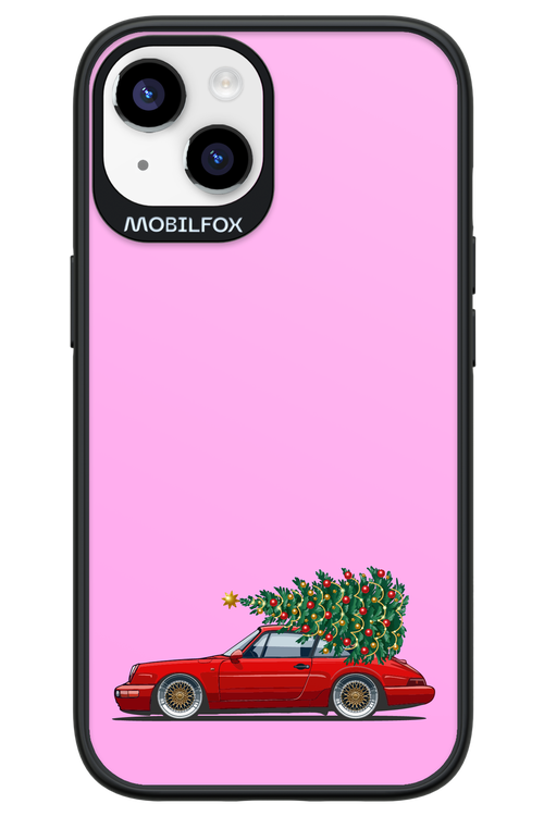 XMAS Car Pink - Apple iPhone 14