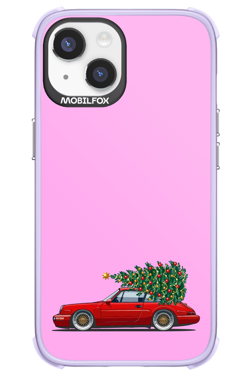 XMAS Car Pink - Apple iPhone 14