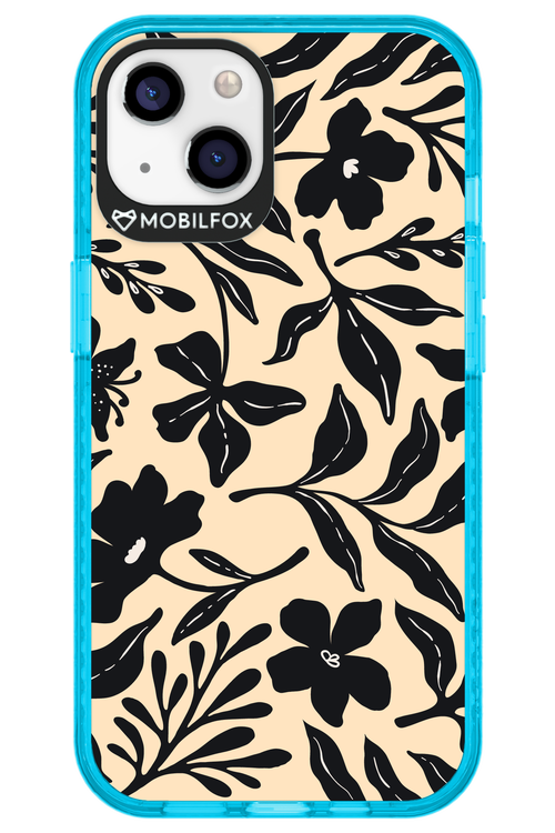 Black Flowers 2.0 - Apple iPhone 13