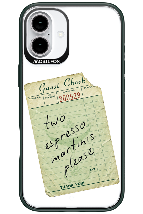 Espresso Martini 2.0 - Apple iPhone 16 Plus