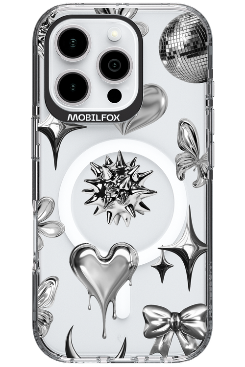 Silver Zone Transparent - Apple iPhone 16 Pro