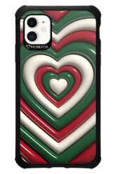 XMAS Hearts - Apple iPhone 11