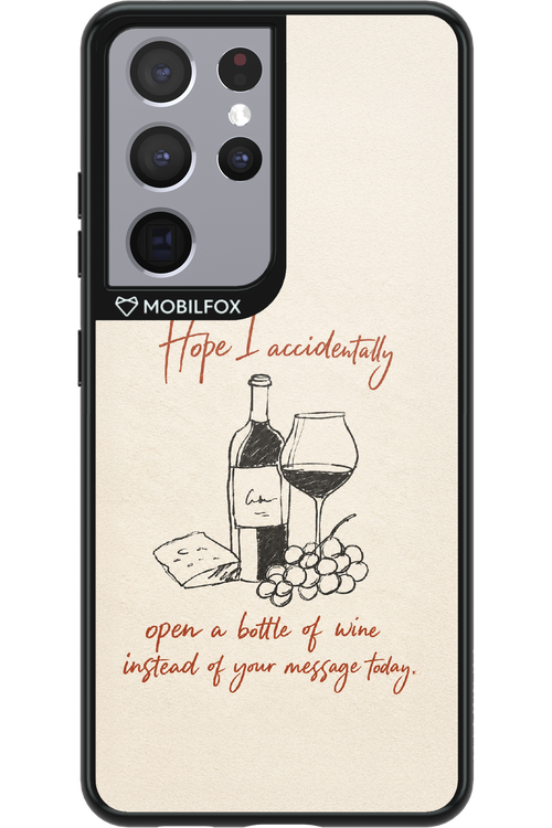 Bottle of wine 2.0 - Samsung Galaxy S21 Ultra