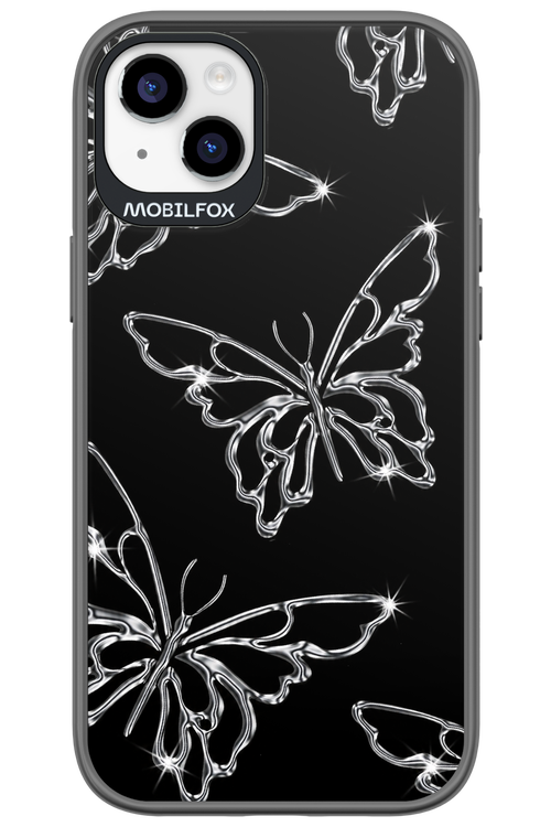 Silver Butterfly 2.0 - Apple iPhone 14 Plus