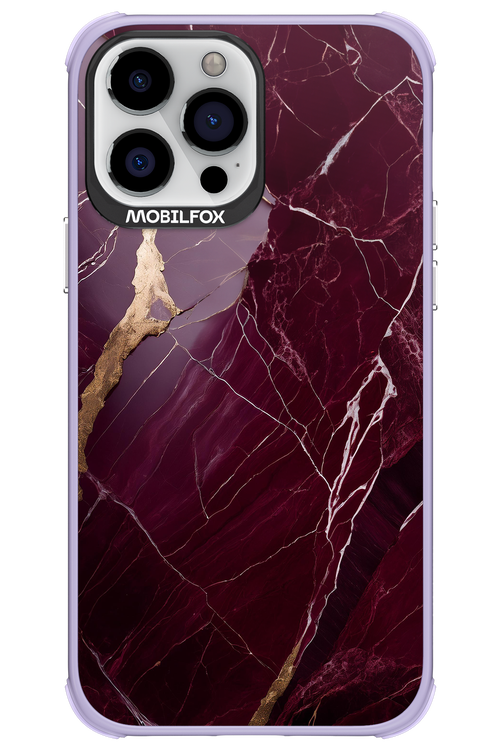 Burgundy Marble - Apple iPhone 13 Pro Max