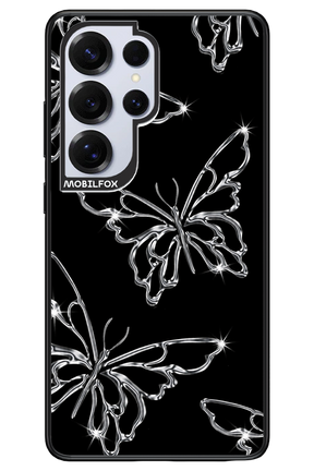 Silver Butterfly 2.0 - Samsung S25 Ultra