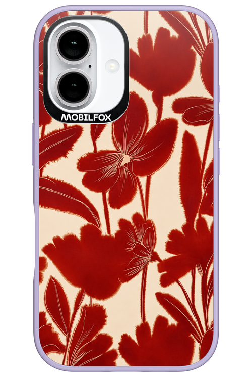 Burgundy Flowers 2.0 - Apple iPhone 16