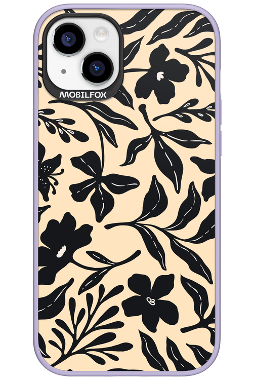Black Flowers 2.0 - Apple iPhone 15 Plus