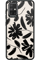 Monochrome Flowerss 2.0 - Samsung Galaxy A71