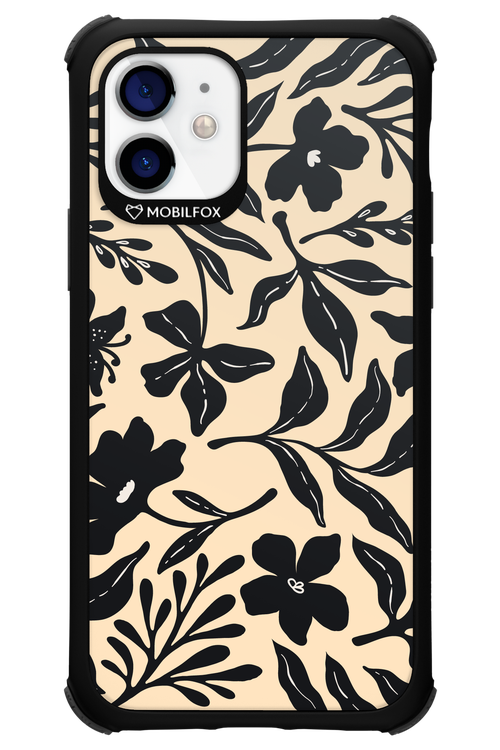 Black Flowers 2.0 - Apple iPhone 12