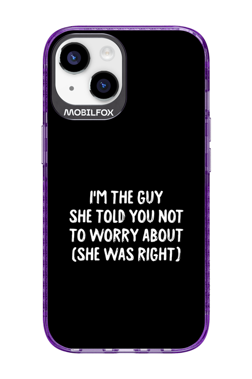 She was right 2.0 - Apple iPhone 14