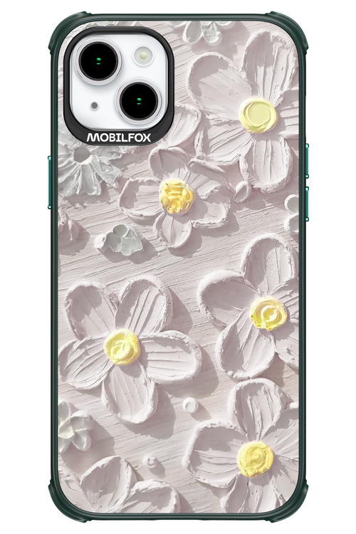 White Flowers 2.0 - Apple iPhone 15 Plus